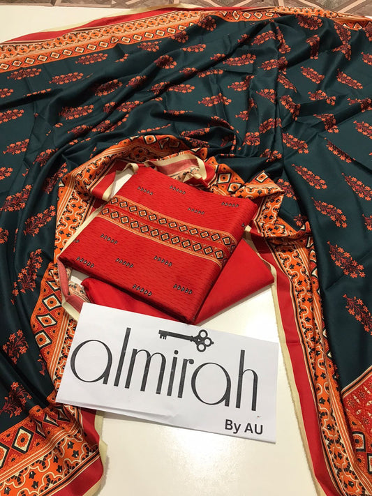 PREMIUM ALMIRAH LINEN | 3 PIECE | PRINTED LINEN