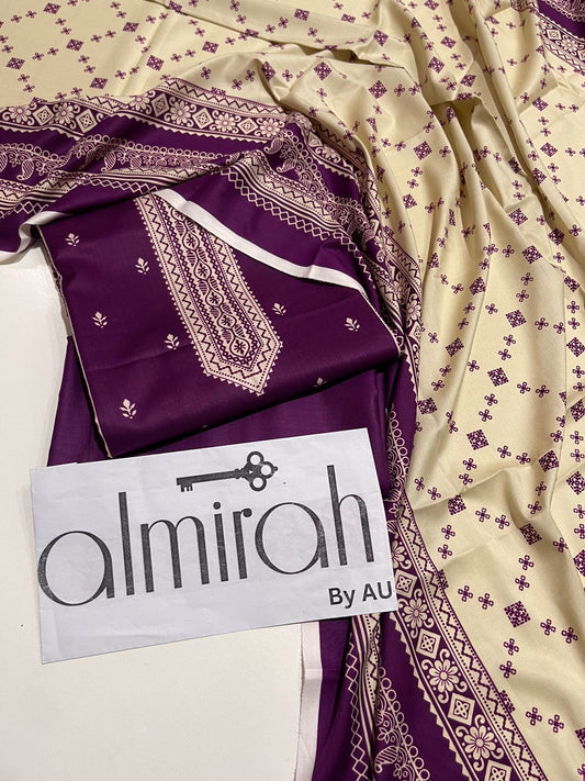 PREMIUM ALMIRAH LINEN | 3 PIECE | PRINTED LINEN